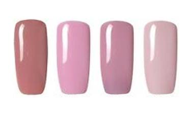 Nuances de vernis &agrave; ongles rose et nude